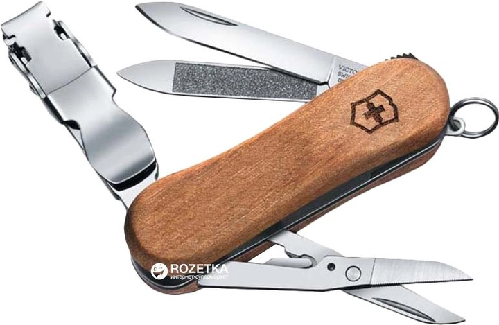 Швейцарский нож Victorinox NailClip Wood 580 (0.6461.63) - изображение 1