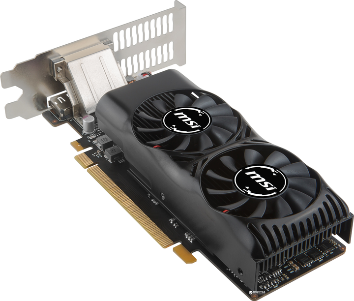 MSI GeForce GTX 1050 Ti 4GT　LP Видеокарта MSI PCI-Ex GeForce GTX 1050 Ti 4GT Low Profile