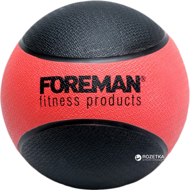 Набивной мяч медбол Foreman Medicine Ball 2 кг Black-Red (FMRMB2 ...