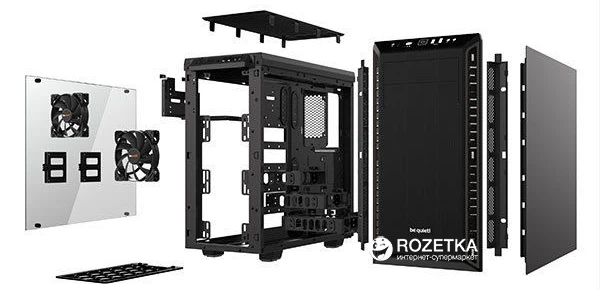 Obudowa be quiet! Pure Base 600 Window Black (BGW21) - Zdjęcie 4 Obudowa be quiet! Pure Base 600 Window Black (BGW21) - obraz 4