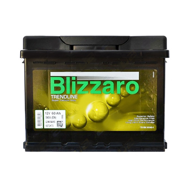 Аккумулятор Blizzaro Trendline (L2) 60Ah R+ 540A (EN) - изображение 1
