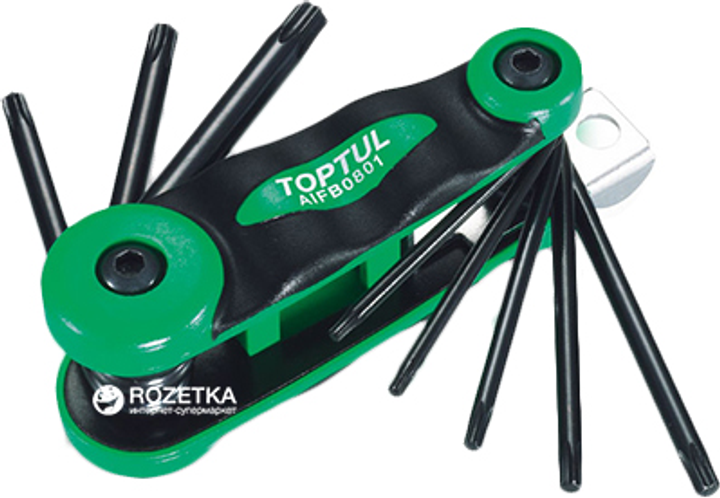 Набор ключей складной Torx Toptul T9-T40 8 предметов (AIFB0801) – фото ...