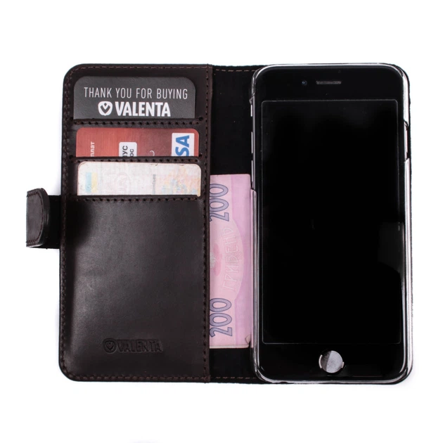Чохол-книжка Valenta для iPhone 6/6S Brown (1241624i6) - зображення 4