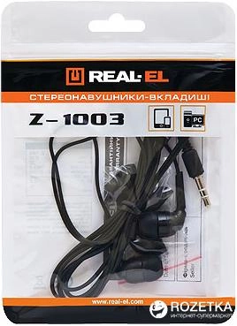 Наушники Real-El Z-1003 Black (EL124200016) - изображение 2