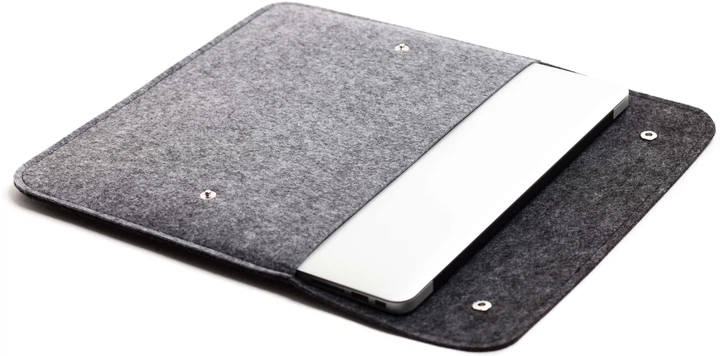 Чехол для ноутбука Gmakin для MacBook Pro 13'' Black/Grey (GM05-13New) - Фото 3 Чехол для ноутбука Gmakin для MacBook Pro 13'' Black/Grey (GM05-13New) - изображение 3