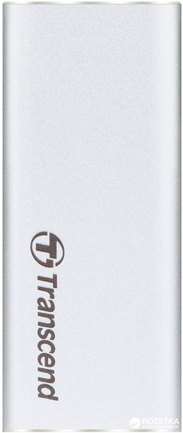 Портативный корпус для Transcend SSD SATA M.2 2242 - USB 3.1 Gen 1 Metal Silver (TS-CM42S) - изображение 1
