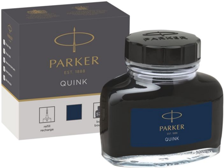 Чернила Parker Quink темно-синие (11 010BLB) – фото, отзывы ...