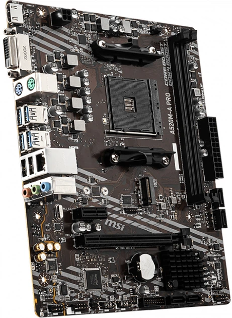 Płyta główna MSI A520M-A Pro (sAM4, AMD A520, PCI-Ex16) - obraz 3