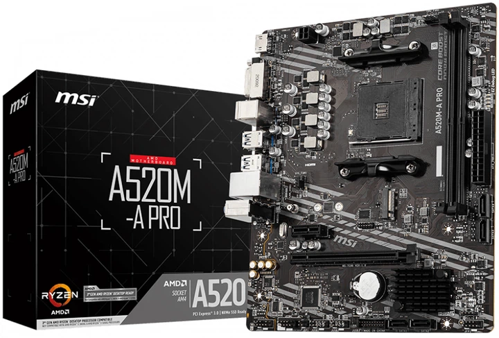 Płyta główna MSI A520M-A Pro (sAM4, AMD A520, PCI-Ex16) - obraz 5