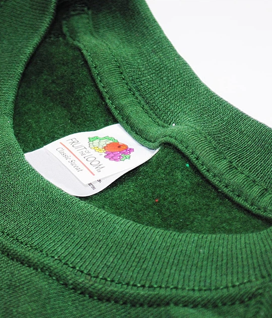 Свитшот тёплый Fruit of the Loom M Темно-Зеленый (D062216038M) - изображение 3