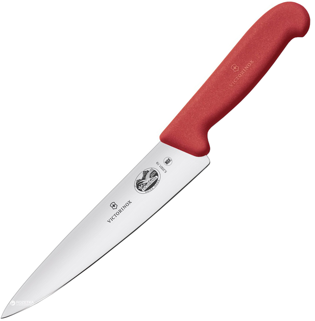 Профессиональный нож Victorinox Fibrox Шеф-повара 190 мм Red (5.2001.19 .