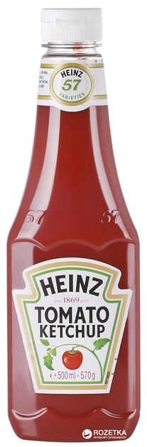 Кетчуп Heinz Томатный 500 мл (8715700421582) - изображение 1
