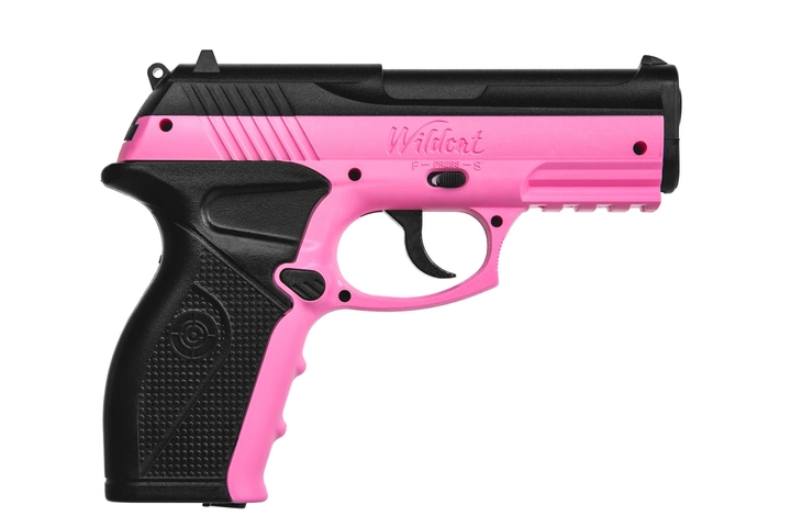 Пистолет пневматический CROSMAN Wildcat (розовый, с кобурой) Crosman Розовый - изображение 1