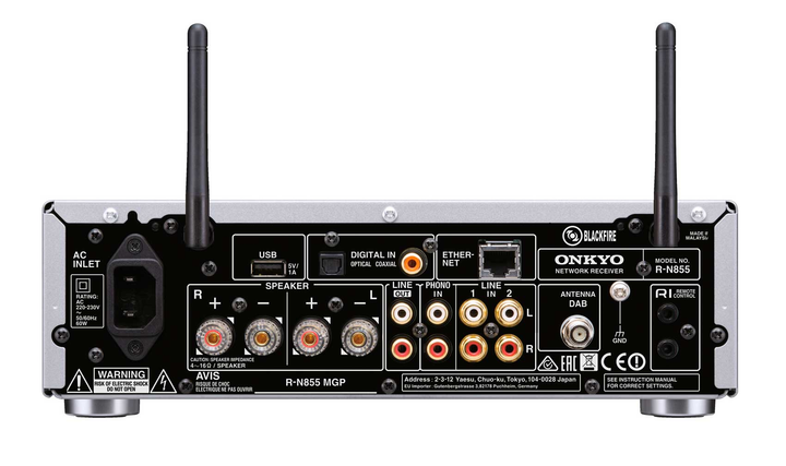 Сетевой стерео ресивер Onkyo R-N855 Black – фото, отзывы ...