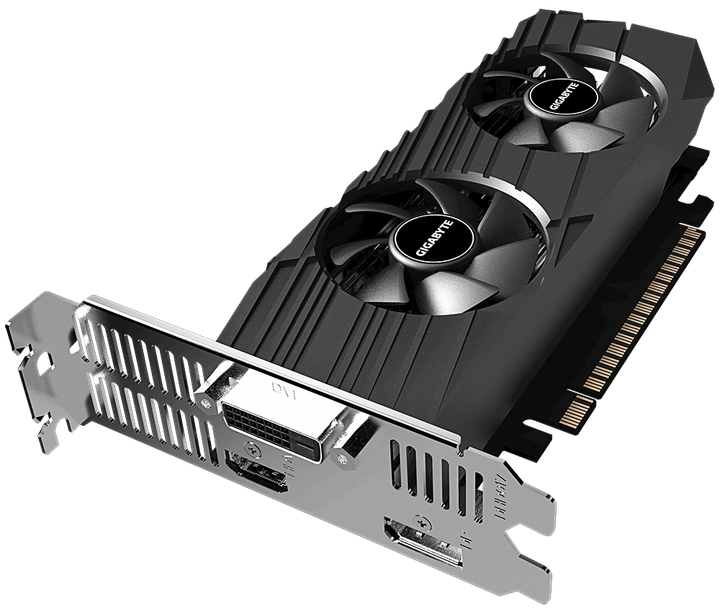 Відеокарта Gigabyte PCI-Ex GeForce GTX 1650 OC Low Profile 4G 4GB