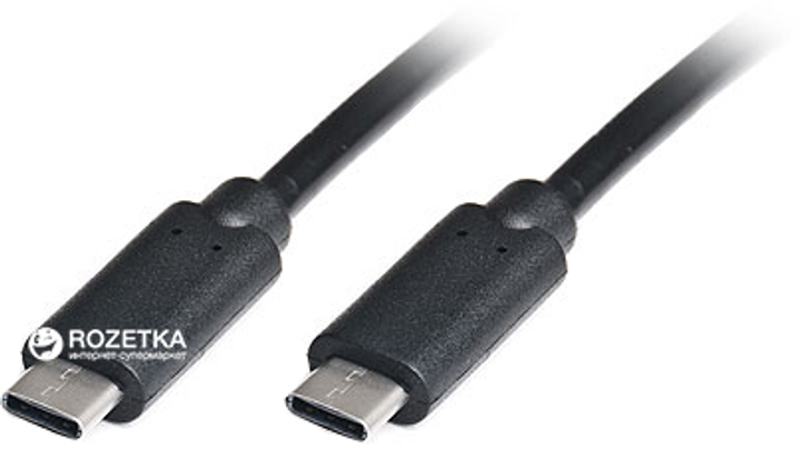 Кабель Real-El USB 3.0 Type C - USB Type C 1 м Black (EL123500015) - изображение 2