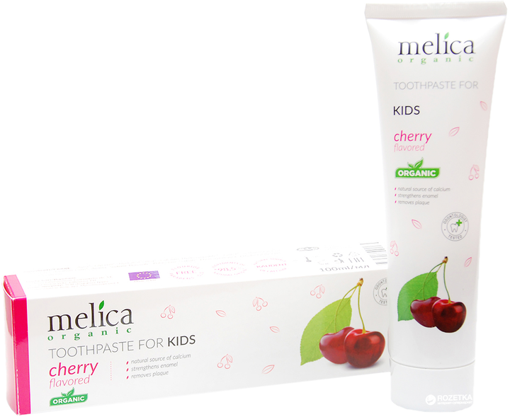 Зубна паста Melica Organic Вишня 100 мл (4770416002269) - зображення 4