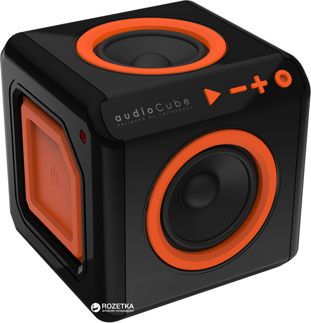 Акустическая система Allocacoc audioCube Black/Orange (3802/EUACUB) - изображение 1