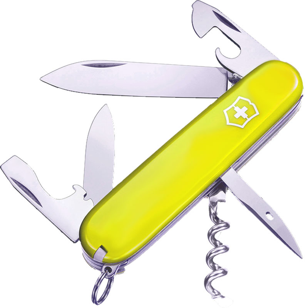 Ніж складний, мультитул Victorinox Spartan (91мм, 12 функцій), жовтий 1.3603.8 - изображение 1