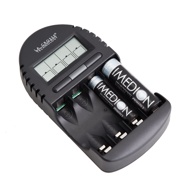 Интеллектуальное зарядное устройство для аккумуляторов AA/AAA La Crosse ...