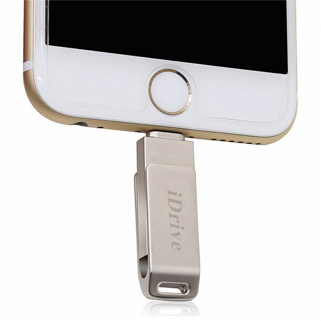 Флешка для iPhone і iPad 32GB IDRIVE Original Lightning / USB 2.0 - Фото 3 Флешка для iPhone і iPad 32GB IDRIVE Original Lightning / USB 2.0 - зображення 3