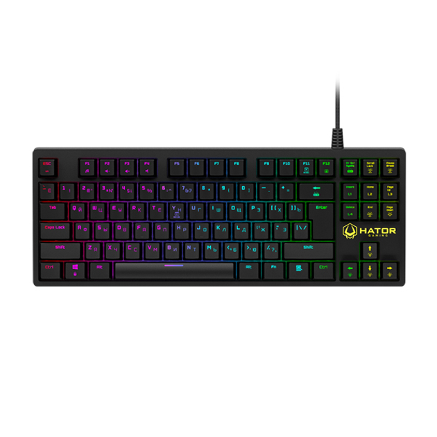 Игровая клавиатура Hator Rockfall TKL Optical Black Switches (HTK620