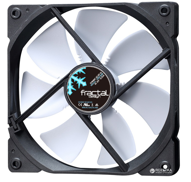 Вентилятор Fractal Design Dynamic X2 GP-14 White (FD-FAN-DYN-X2-GP14-WT) - изображение 1