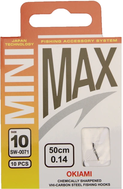 Одинарный крючок MiniMax Okiami 0.7 г 10 шт (SW0071-10/0,14) - изображение 4