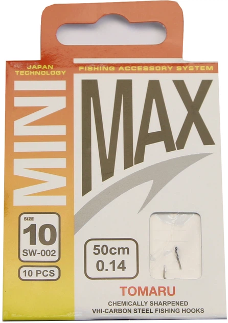 Одинарный крючок MiniMax Tomaru 0.7 г 10 шт (SW002-10/0.14) - изображение 4