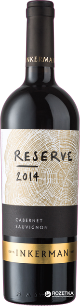 Вино Inkerman Reserve Cabernet Sauvignon червоне сухе 0.75 л 10-14% (4823090000233) - зображення 1