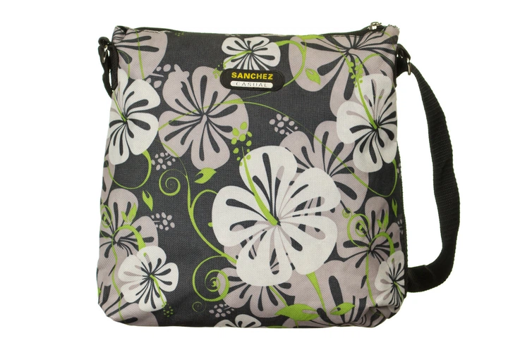 Сумка Sanchez Casual Flowers Black-White-Green (1109220462) - изображение 3
