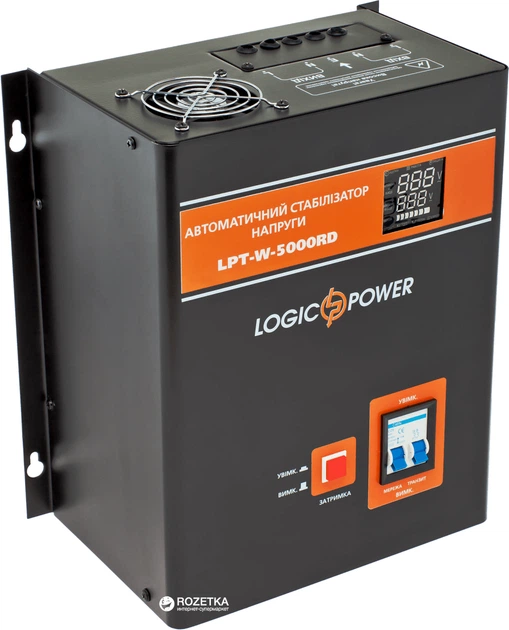 Стабілізатор напруги LogicPower LPT-W-5000RD Black (LP4439) – фото