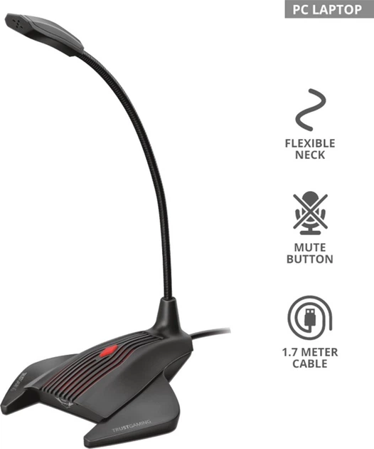 Микрофон Trust GXT 239 Nepa Gaming Microphone (23467) – фото