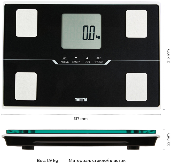 Весы-анализаторы Tanita BC-401 Black - изображение 4