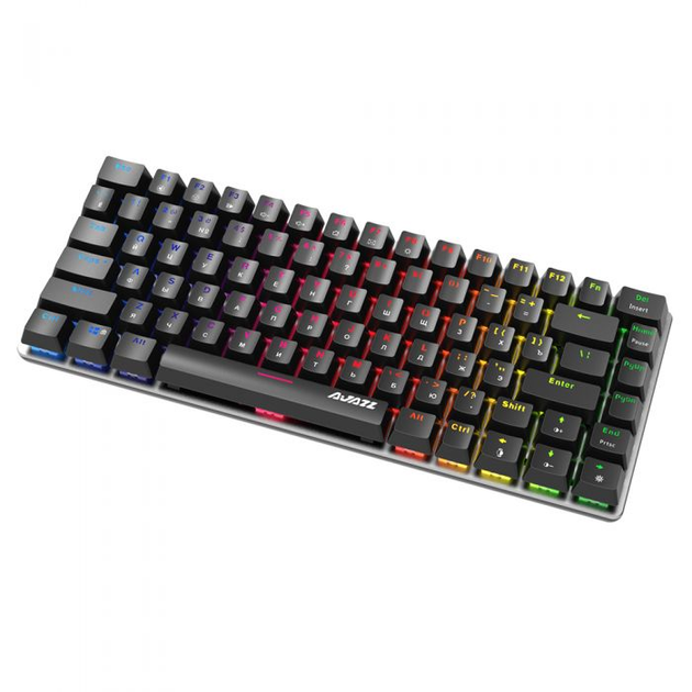 КЛАВІАТУРА AJAZZ AK33, - Black SWITCH (РОСІЙСЬКІ СИМВОЛИ, RGB ПІДСВІТКА) - изображение 3