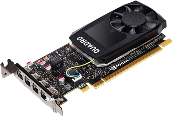 Видеокарта HP PCI-Ex NVIDIA Quadro P1000 4GB GDDR5 (128bit) (4 x