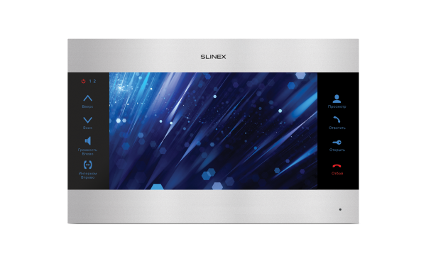 Видеодомофон Slinex SL-10 IP Серебро черный - Фото 1 Видеодомофон Slinex SL-10 IP Серебро черный - изображение 1