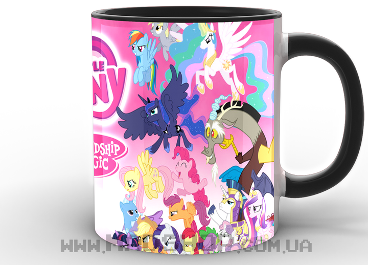 Кружка чашка My little pony friendship is magic ponies vs 2 by deltaraen - изображение 6