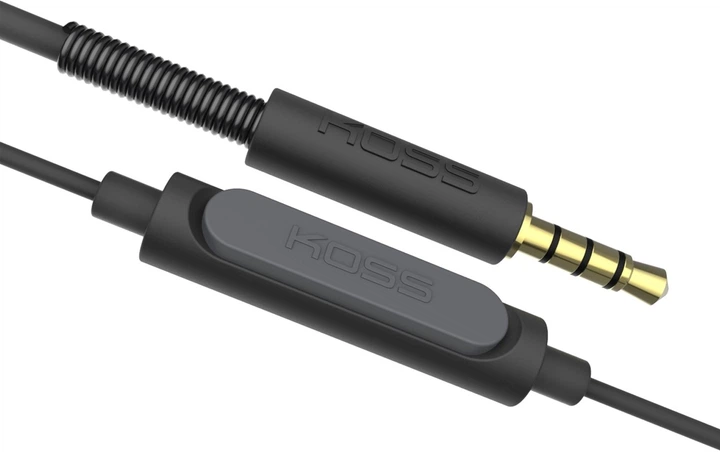 Słuchawki Koss KPH30iK On Ear Wired Microphone Black (195124) - obraz 3