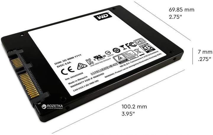 SSD диск Western Digital Blue 2TB 2.5