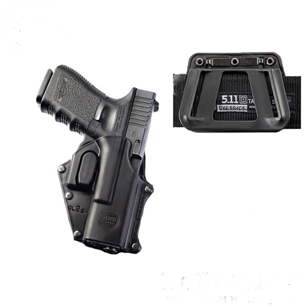Кобура Fobus для Glock 17,19 з регульованим по ширині кріпленням на ремінь. 23702317 - зображення 1