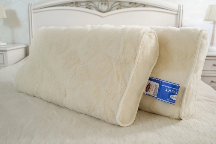 Подушка ортопедична Wollwelt Comfort WL 35х65 см Білий - Фото 1 Подушка ортопедична Wollwelt Comfort WL 35х65 см Білий - зображення 1