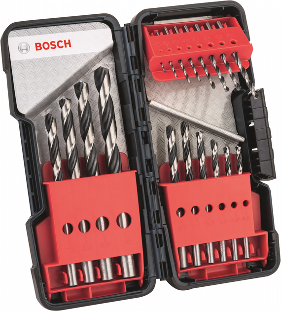 Набір свердел для металу Bosch HSS PointTeQ 18 штук (2608577350) - зображення 2