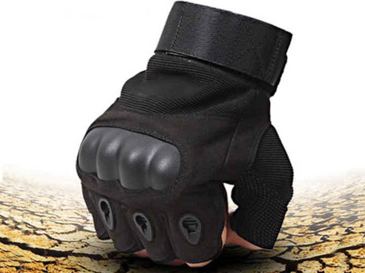 Перчатки Oakley Без пальцев для мужчин армейские, военные, тактические L Черный (1006-794-01) - изображение 2