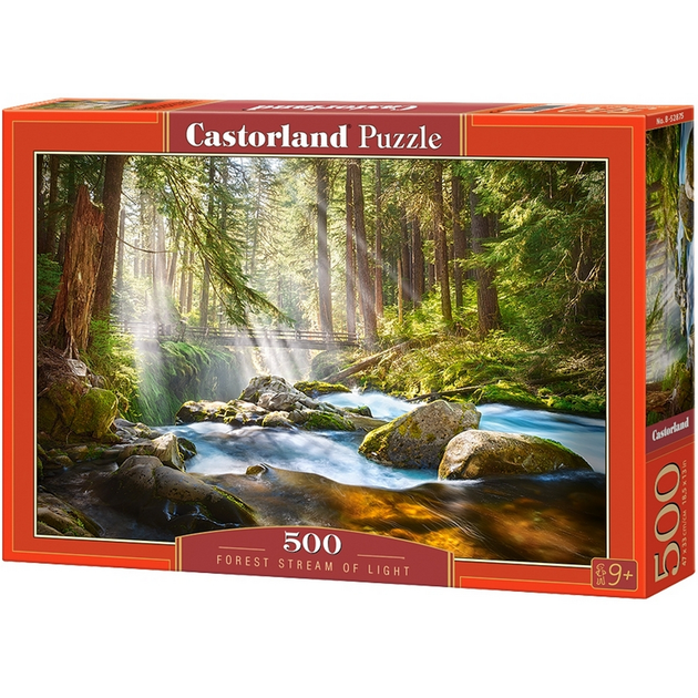 Пазлы Castorland 500 «Лесной ручей» Castorland (B-52875) – низкие цены ...