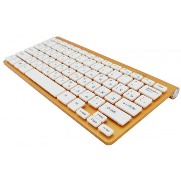 Беспроводная русская клавиатура mini и мышь keyboard 908 + приёмник - изображение 4