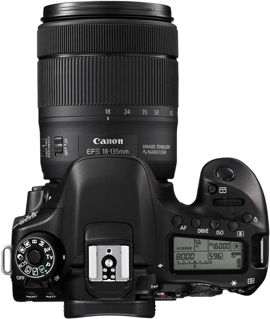 Фотоаппарат Canon EOS 80D EF-S 18-135mm IS Nano USM Kit купить на