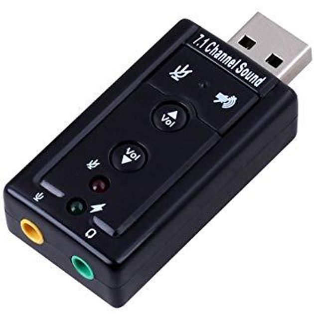 USB звуковая карта внешняя Спартак 3D Sound card 7.1 - изображение 1