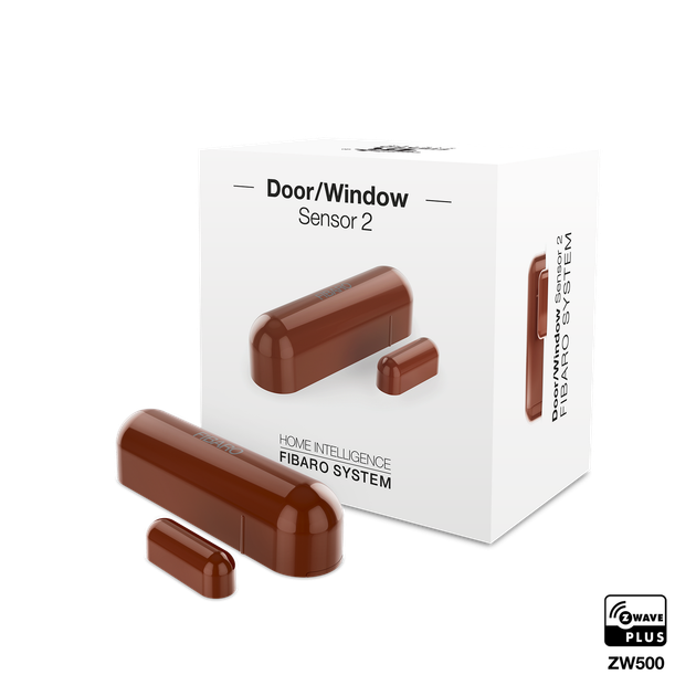 Датчик відкриття дверей/вікна і температури FIBARO Door/Window Sensor 2 Відкриття вікна/двері, Температура, (brown) коричневий - Фото 3 Датчик відкриття дверей/вікна і температури FIBARO Door/Window Sensor 2 Відкриття вікна/двері, Температура, (brown) коричневий - зображення 3