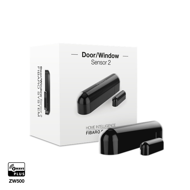 Датчик відкриття дверей/вікна і температури FIBARO Door/Window Sensor 2 Відкриття вікна/двері, Температура, (black) чорний - зображення 2